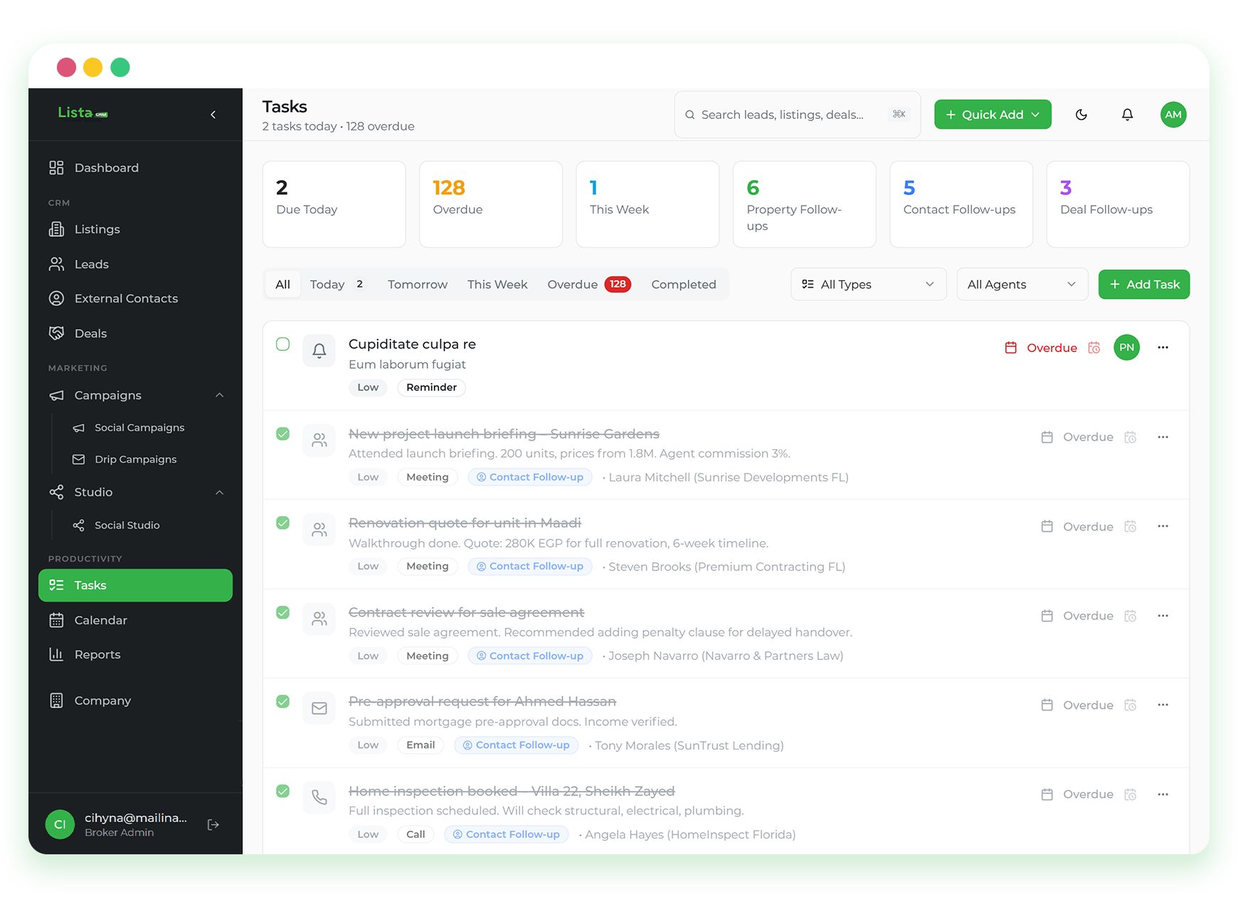 Tasks